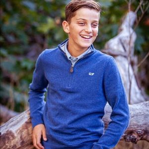 Vineyard Vines Boys' Classic 1/4 Zip Sweater